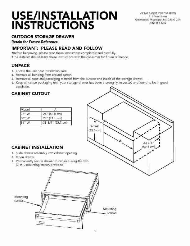 Viking Outdoor Storage 27-inch W-page_pdf